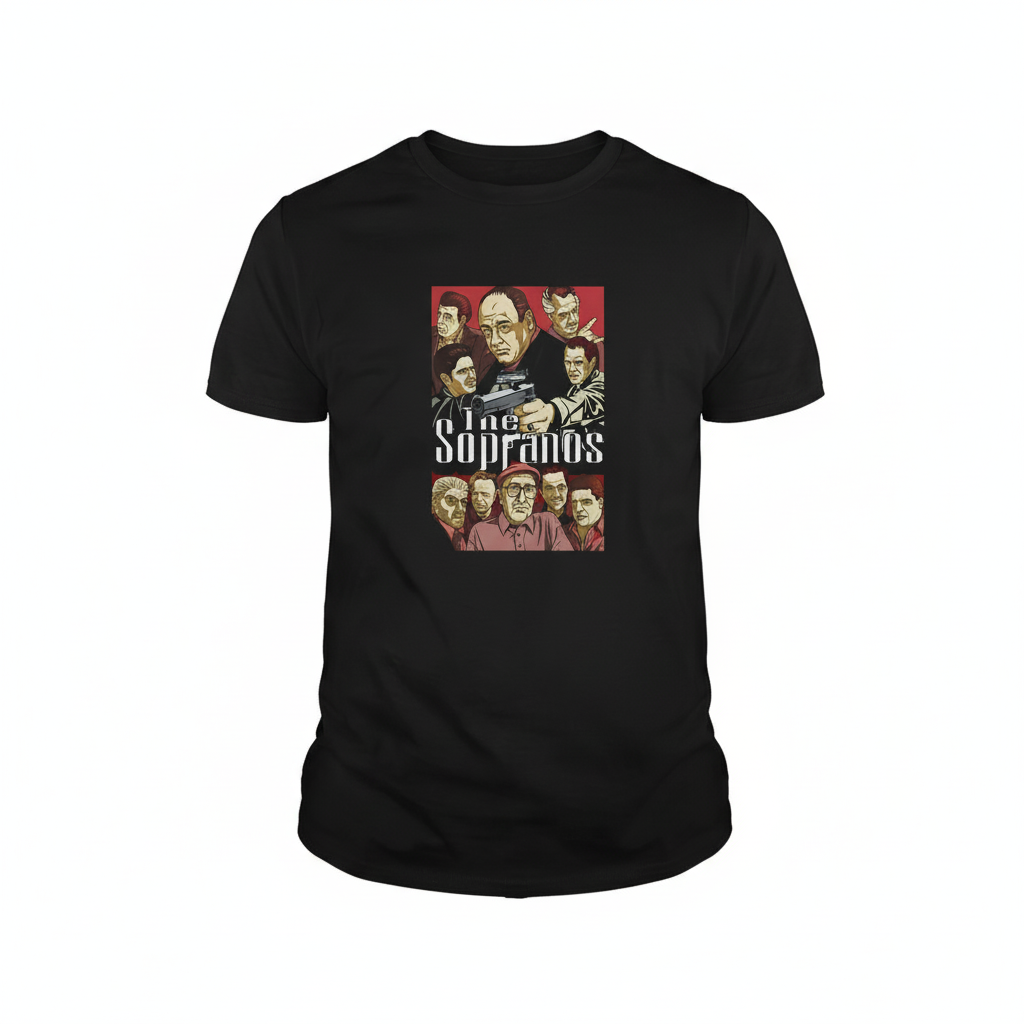 The Sopranos Cartoon Art T-Shirt
