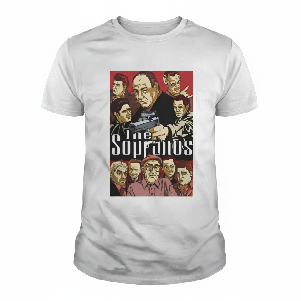The Sopranos Cartoon Art T-Shirt